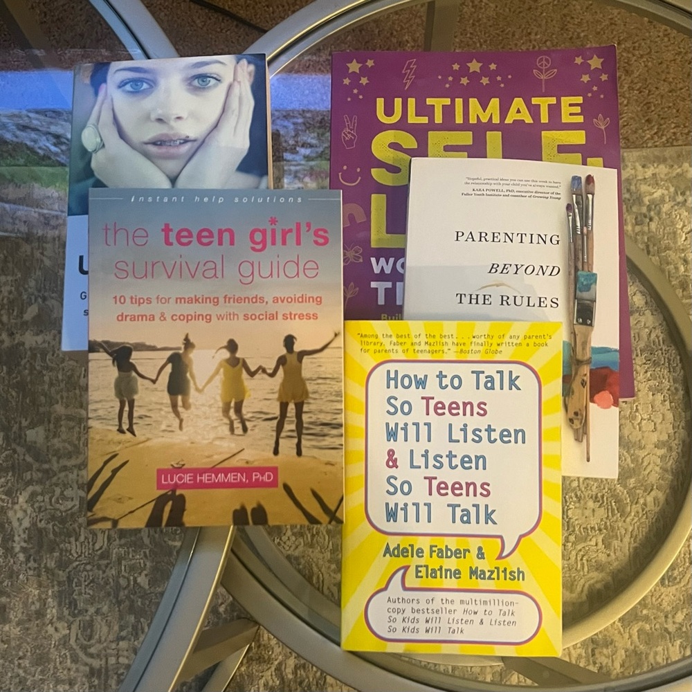 Teen Self-Help Book Collection - Parenting and Communication Guide Set